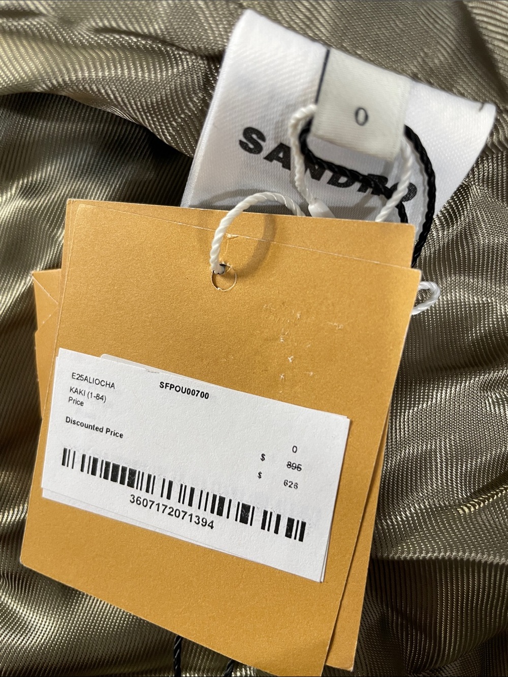 Aliocha Khaki Trench Coat - Picture 6 of 6